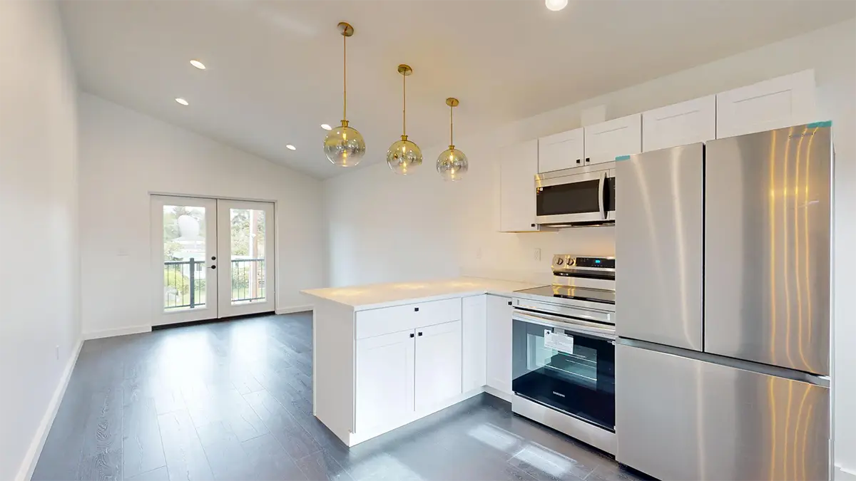 South Beach Homes LLC in Westport, WA showing the interior of an ADU over a garage